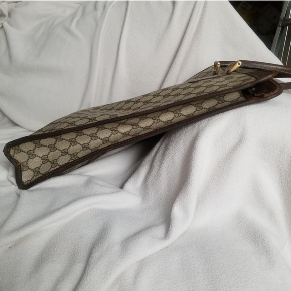 Authentic Vintage Gucci GG Monogram Supreme Sherry Web Ophidia Shopper Tote Bag - Picture 5 of 12